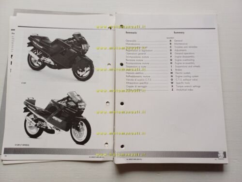 Cagiva 125 Freccia C10 - C12 R 1991 manuale officina …
