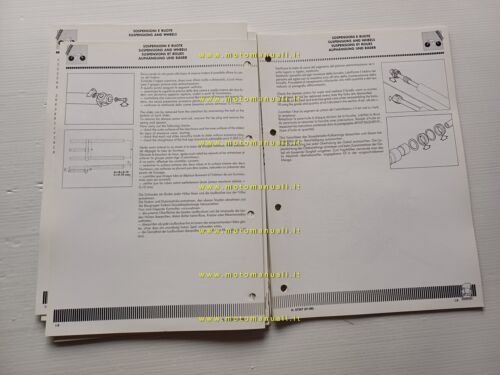 Cagiva 125 Freccia C9 1988 VARIANTI manuale officina Cruiser shop …