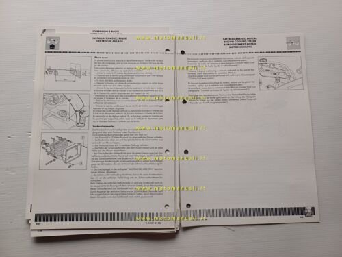 Cagiva 125 Freccia C9 1988 VARIANTI manuale officina Cruiser shop …