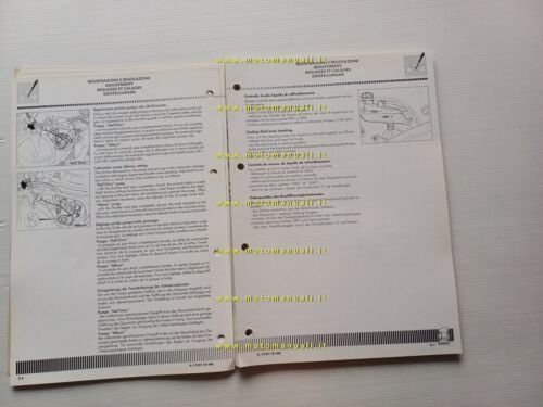 Cagiva 125 Freccia C9 1988 VARIANTI manuale officina Cruiser shop …