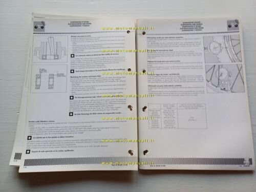 Cagiva 125 K7 1990 manuale officina riparazione originale workshop manual