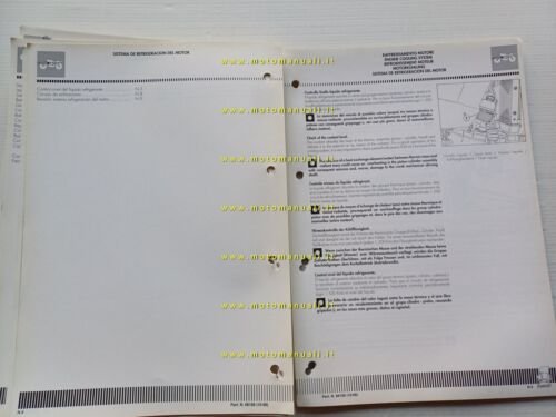 Cagiva 125 K7 1990 manuale officina riparazione originale workshop manual