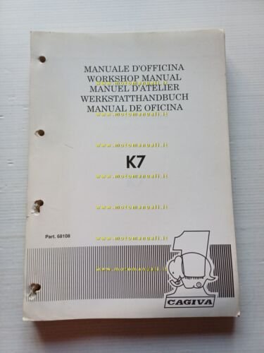 Cagiva 125 K7 1990 manuale officina riparazione originale workshop manual