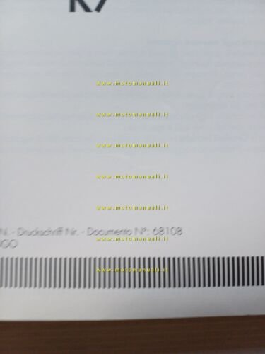 Cagiva 125 K7 1990 manuale officina riparazione originale workshop manual