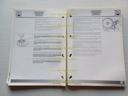 Cagiva 125 K7 1990 manuale officina riparazione originale workshop manual