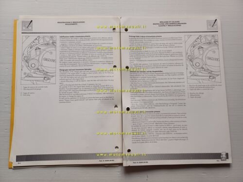 Cagiva 125 N 90 1990 AGGIORNAMENTO manuale officina originale