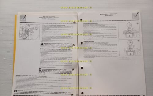 Cagiva 125 N 90 1990 AGGIORNAMENTO manuale officina originale