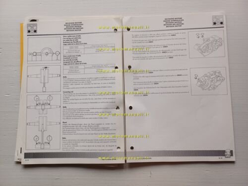 Cagiva 125 N 90 1990 AGGIORNAMENTO manuale officina originale