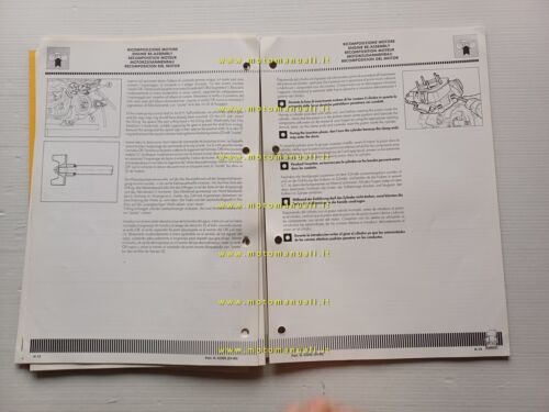 Cagiva 125 N 90 1990 AGGIORNAMENTO manuale officina originale