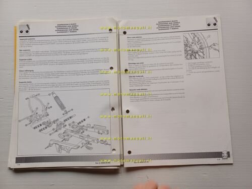 Cagiva 125 N 90 1990 AGGIORNAMENTO manuale officina originale