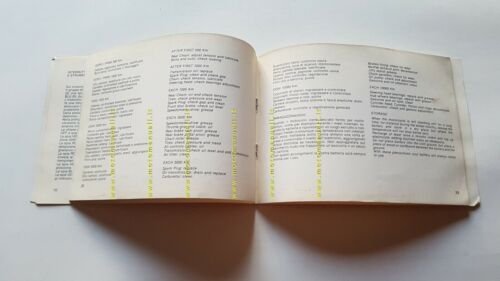 Cagiva 125 SXT 1982 manuale uso manutenzione originale owner's manual