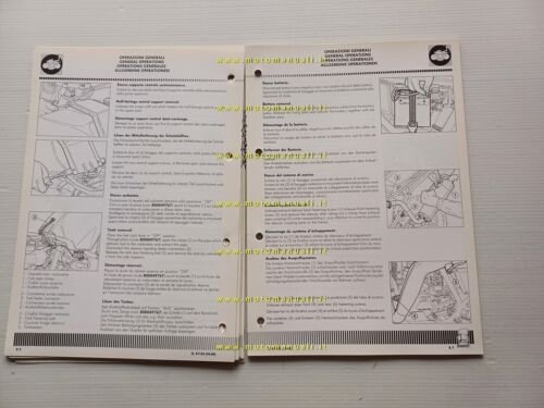 Cagiva 125 Tamanaco 1989 AGGIORNAMENTO manuale officina originale