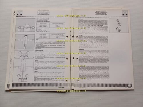 Cagiva 125 Tamanaco 1989 AGGIORNAMENTO manuale officina originale