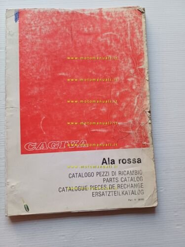 Cagiva 350 Ala Rossa Enduro 1983 catalogo ricambi originale spare …
