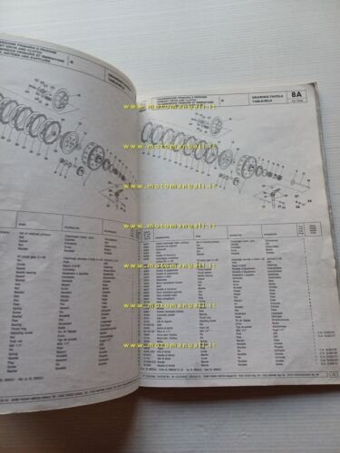 Cagiva 350 Ala Rossa Enduro 1983 catalogo ricambi originale spare …