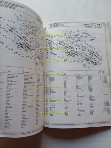 Cagiva 350 Ala Rossa Enduro 1983 catalogo ricambi originale spare …