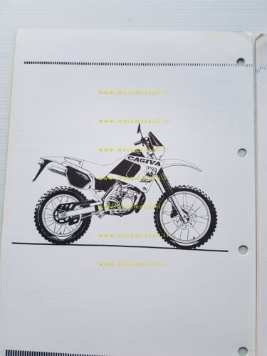 Cagiva 50 W4 50-75 1992 VARIANTI originali manuale officina K3 …
