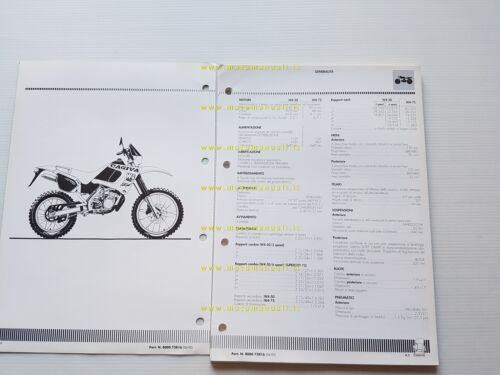 Cagiva 50 W4 50-75 1992 VARIANTI originali manuale officina K3 …