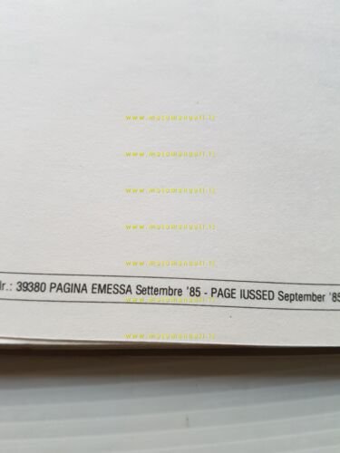 Cagiva Ala Rossa 350 1983-84 VARIANTI-SUPPLEMENTO catalogo ricambi originale