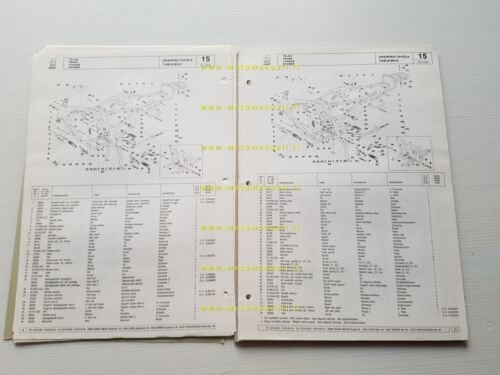 Cagiva Ala Rossa 350 1983-84 VARIANTI-SUPPLEMENTO catalogo ricambi originale