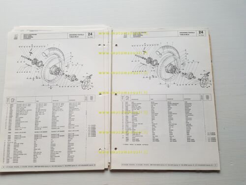 Cagiva Ala Rossa 350 1983-84 VARIANTI-SUPPLEMENTO catalogo ricambi originale