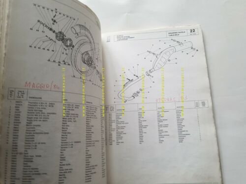 Cagiva Ala Rossa 350 catalogo ricambi originale moto parts catalogue