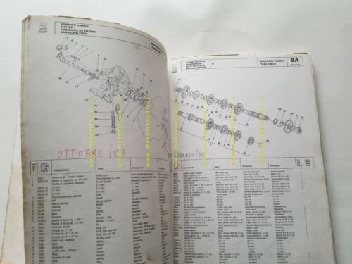 Cagiva Ala Rossa 350 catalogo ricambi originale moto parts catalogue