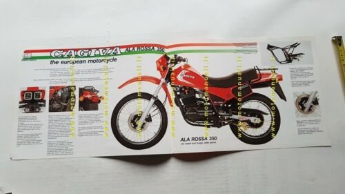 Cagiva Ala Rossa 350 depliant originale brochure