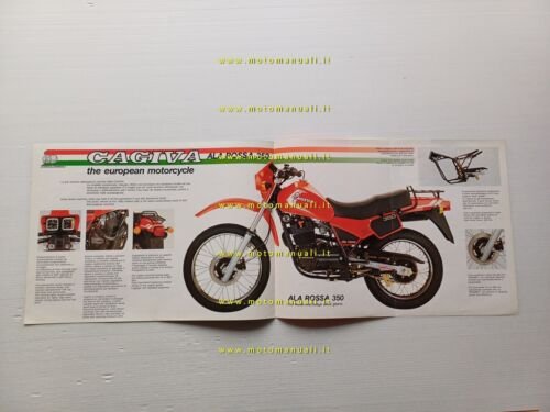 Cagiva Ala Rossa 350 depliant originale brochure