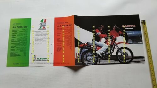 Cagiva Ala Rossa 350 depliant originale brochure