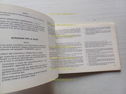 Cagiva Ala Rossa 350 manuale uso manutenzione libretto istruzioni originale