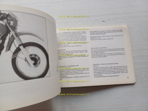 Cagiva Ala Rossa 350 manuale uso manutenzione libretto istruzioni originale