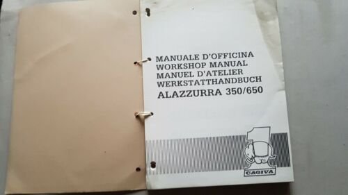 Cagiva Alazzurra 350 650 manuale officina originale workshop manual