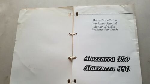 Cagiva Alazzurra 350 650 manuale officina originale workshop manual