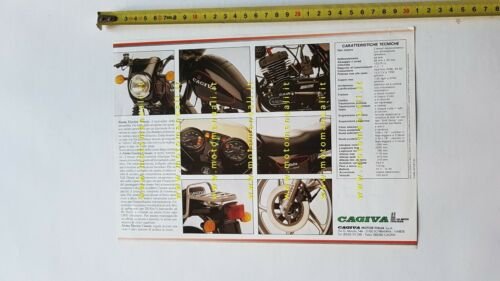 Cagiva Aletta 125 Electra Classic depliant originale moto brochure italiano