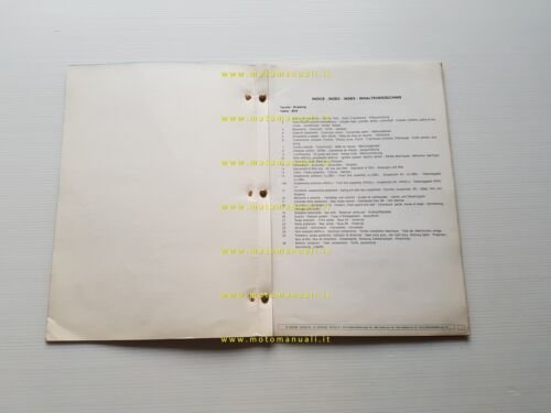 Cagiva Aletta Electra 125 1984 catalogo ricambi originale