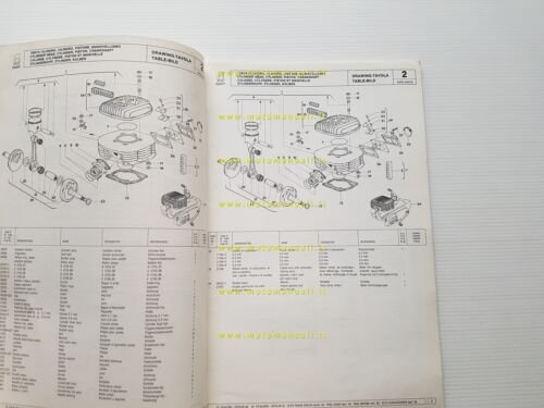 Cagiva Aletta Electra 125 1984 catalogo ricambi originale