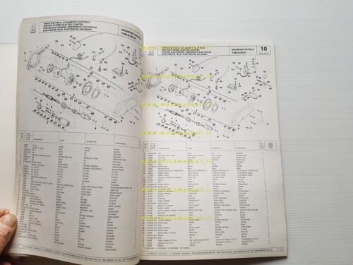 Cagiva Aletta Electra 125 1984 catalogo ricambi originale