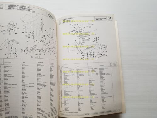 Cagiva Aletta Electra 125 1984 catalogo ricambi originale