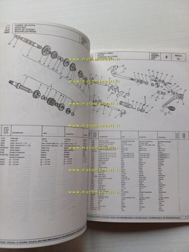 Cagiva Aletta Oro 125 1985 catalogo ricambi originale spare parts …