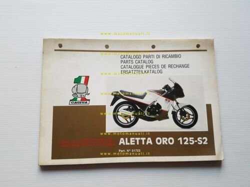 Cagiva Aletta Oro 125 S2 1986 catalogo ricambi originale