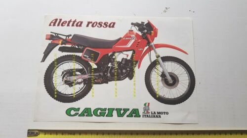 Cagiva Aletta Rossa 125 + modelli 1984 depliant originale moto …