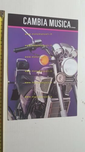 Cagiva Blues 125 1988 depliant originale Italiano moto brochure