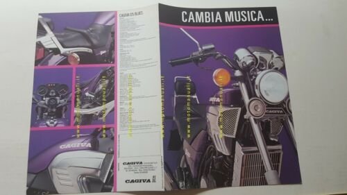 Cagiva Blues 125 1988 depliant originale Italiano moto brochure
