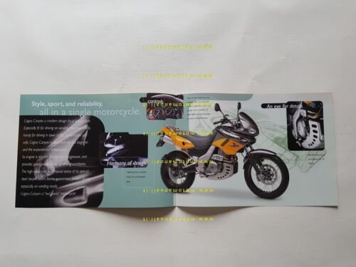 Cagiva CANYON 500 depliant originale INGLESE ENGLISH