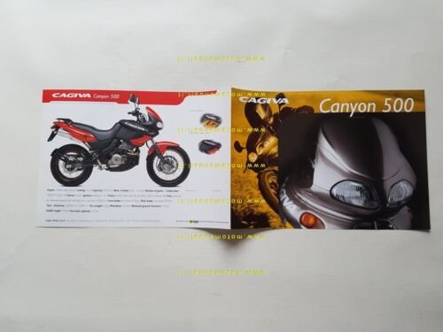 Cagiva CANYON 500 depliant originale INGLESE ENGLISH