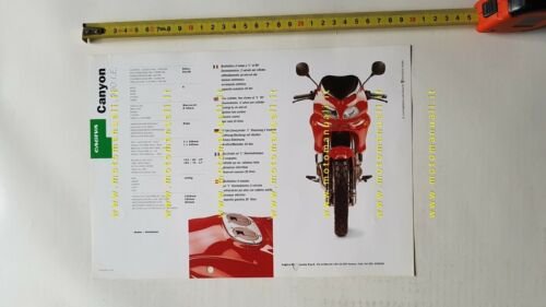 Cagiva Canyon 900 IE 1998 depliant originale brochure