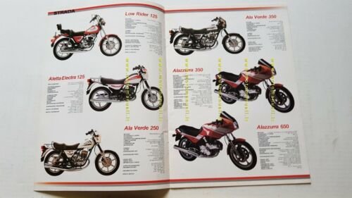 Cagiva Catalogo Produzione modelli 1985 depliant originale Italiano brochure