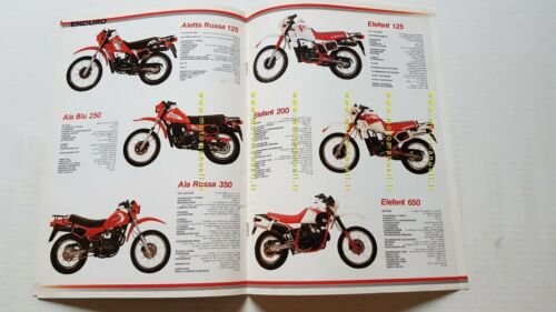 Cagiva Catalogo Produzione modelli 1985 depliant originale Italiano brochure