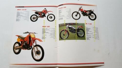 Cagiva Catalogo Produzione modelli 1985 depliant originale Italiano brochure